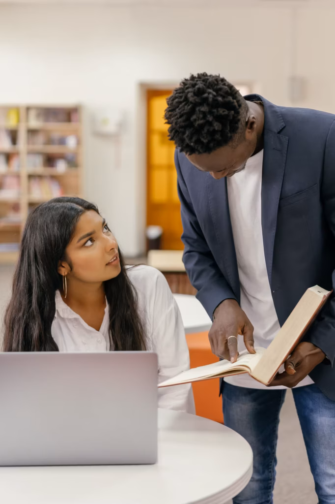 Professional documents being reviewed